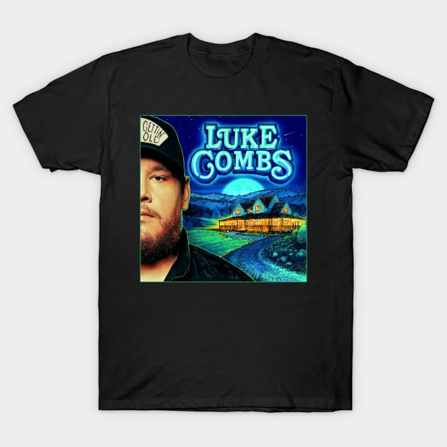 Luke Combs T-Shirt by DeborahWood99